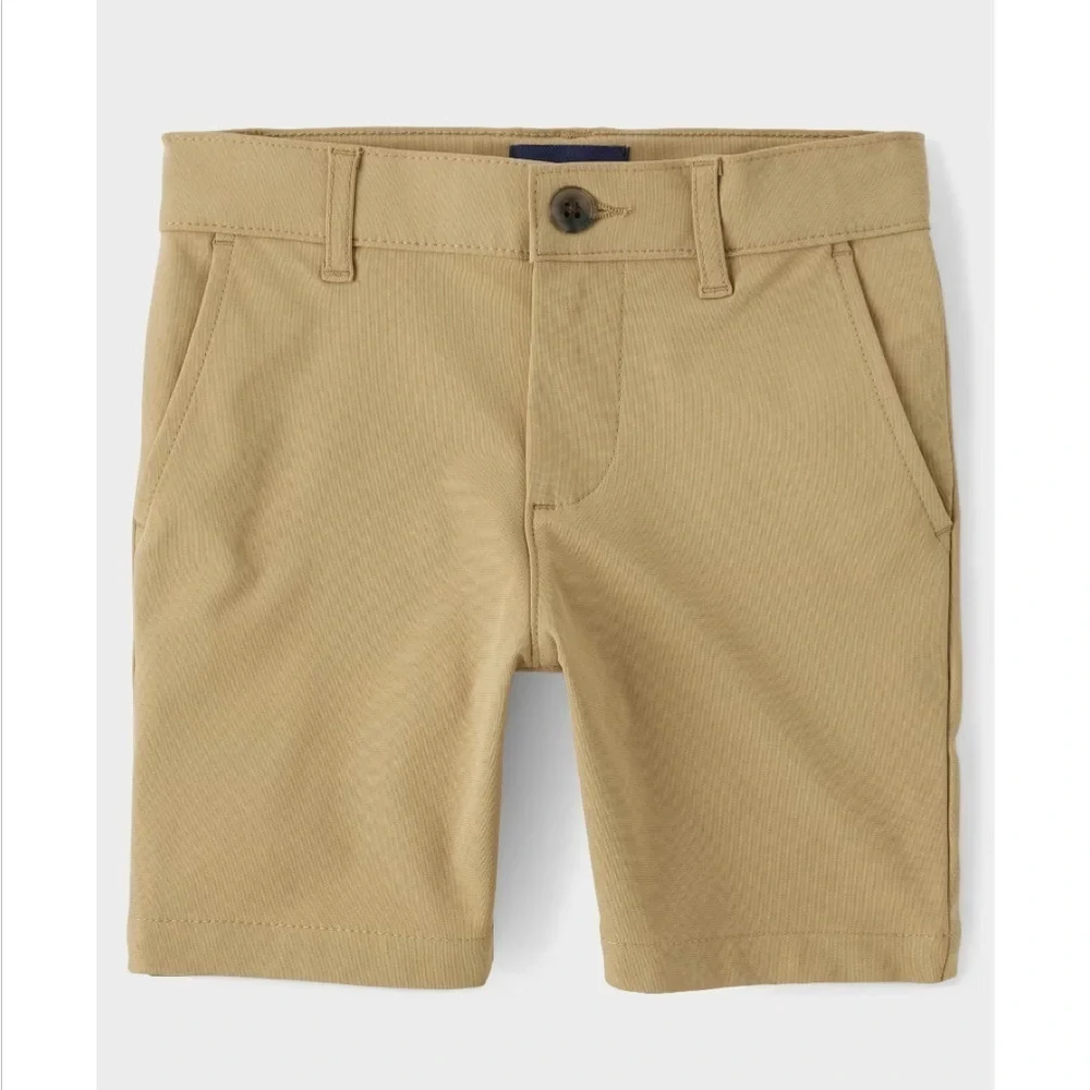 The Children’s Place Boys Uniform Quick Dry Premium Chino Shorts - Tan